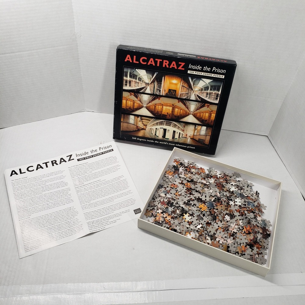 Alcatraz Inside the Prison 1000 Piece Jigsaw Puzzle Golden Gate National Parks